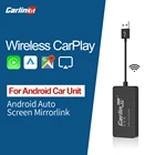 Беспроводной USB-ключ Carlinkit, автомобильные аксессуары для Android, черный