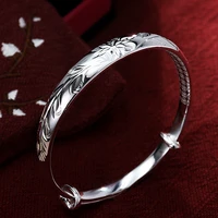 sa silverage 37 5g joyeria plata 925 wedding bracelet luxury mothers day flower 999 9 sterling silver bracelet gift for mother