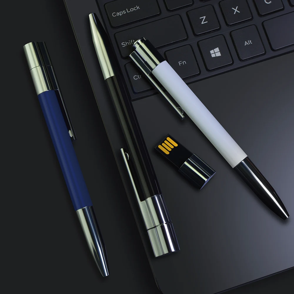 Новинка USB металлическая шариковая ручка-Стик Usb флеш-накопитель 2 0 4 ГБ 8 32 128