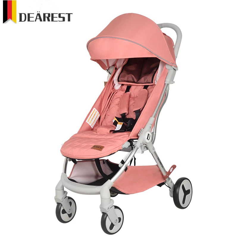 

Dearest Furture Baby Stroller Can Sit Or Lie Lightweight Folding Children's Kids Cart Model Portable Simple Walking Baby Bu