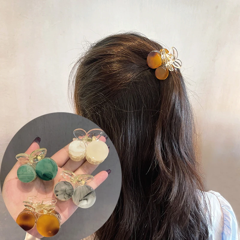 

Маленькие заколки для волос с вишенкой, Новые однотонные заколки для волос, женские заколки, заколки для волос, аксессуары для волос для дев...