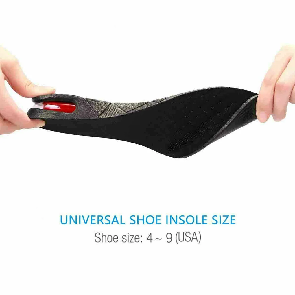 2 шт Мужская обувь корректирующая подъем стелька Подушка увеличивающая рост