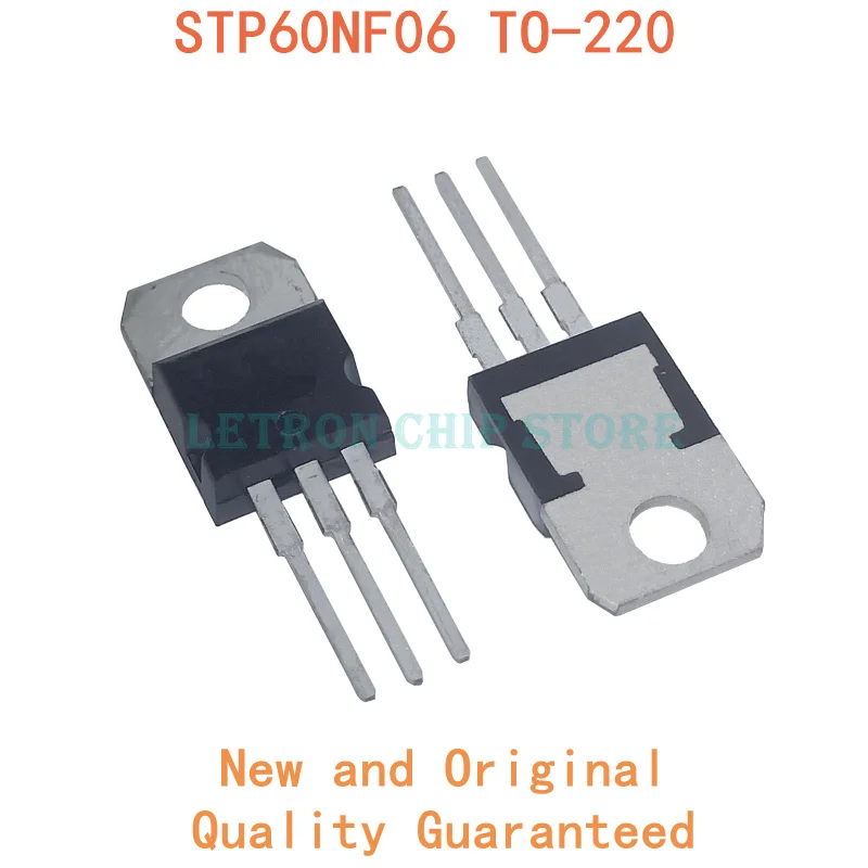 

МОП-транзистор STP60NF06L TO-220, STP60NF06, TO220, P60NF06L P60NF06, 10 шт.