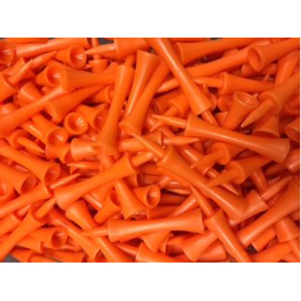 

100pcs 70mm Large Castle Tees (Orange)