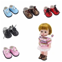 wholesale blueyellowwhiteredpinkbrownblack pu shoes 5 52 8cm for bjd doll 14 inch doll exo russian diy handmade doll