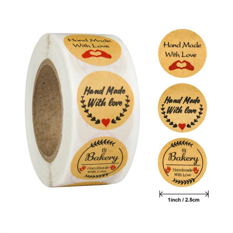 

Наклейки с надписью «Love Thank You», 100 шт.