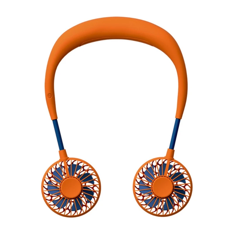 

Sports Portable Hanging Neck Fan Mini Air Cooler USB Rechargeable Small Personal Cooling Tools for Home Outdoor Office X37C