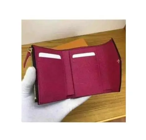 

New fashion genuine leather wallet small size Multifunctional Wallet wallet with dust bag and box free shipping