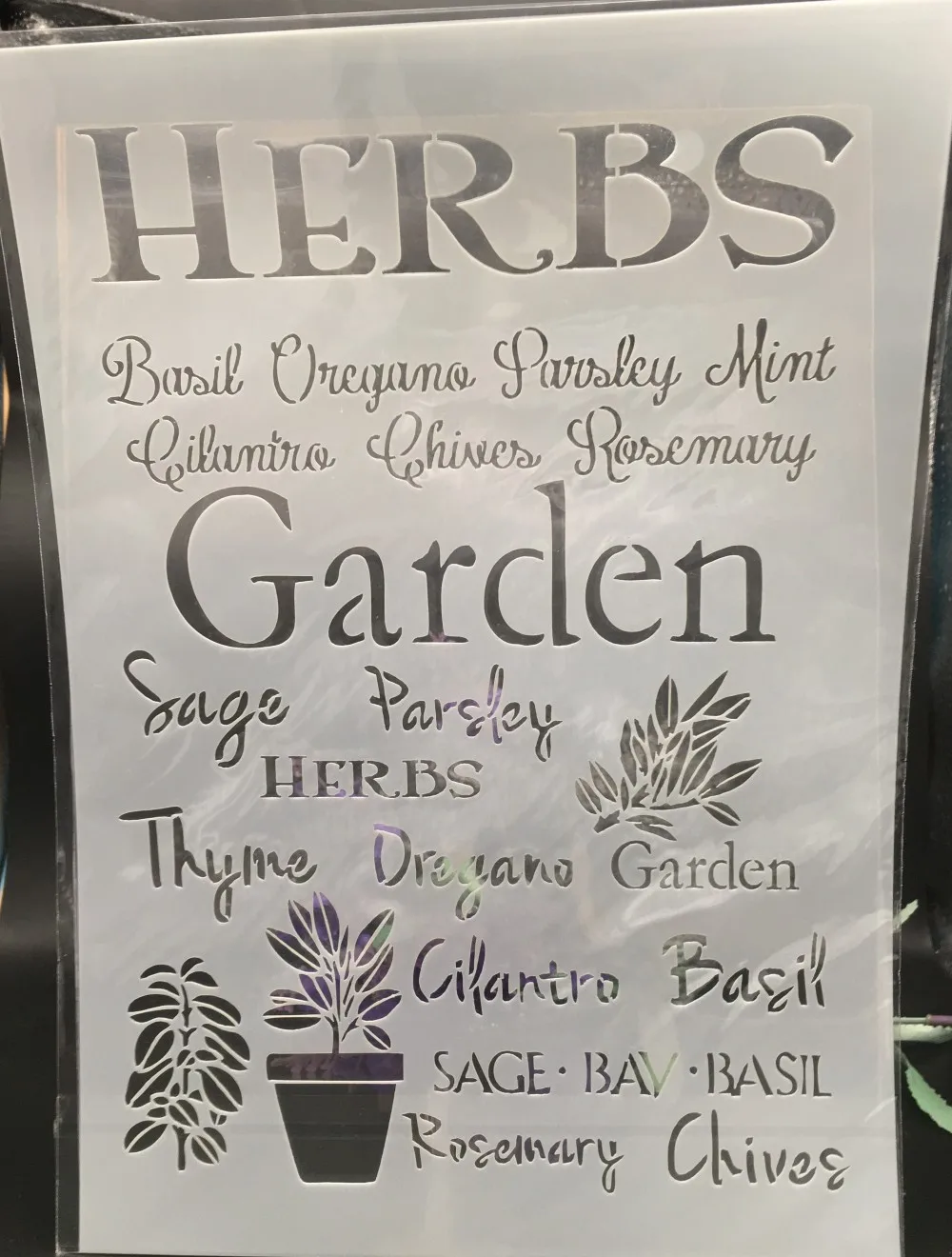 Трафареты A4 для сада и стен 29 х21 см|Трафареты| |