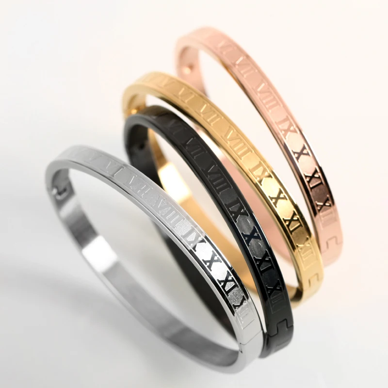 Роскошный золотой браслет на запястье из нержавеющей стали браслеты золотого