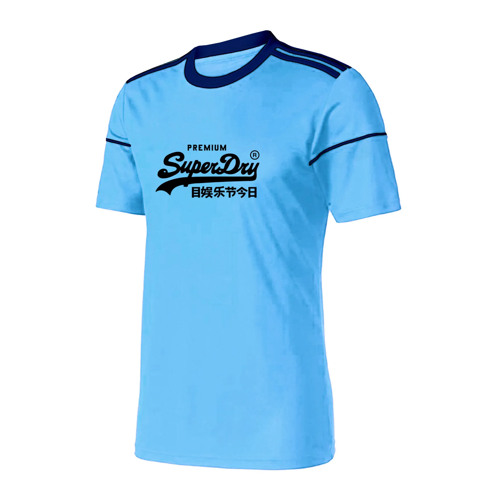 

2021 Summer New Men's Fashion Print Top Casual Short-Sleeved Unisex Round Neck Hip-Hop Sports T-Shirt