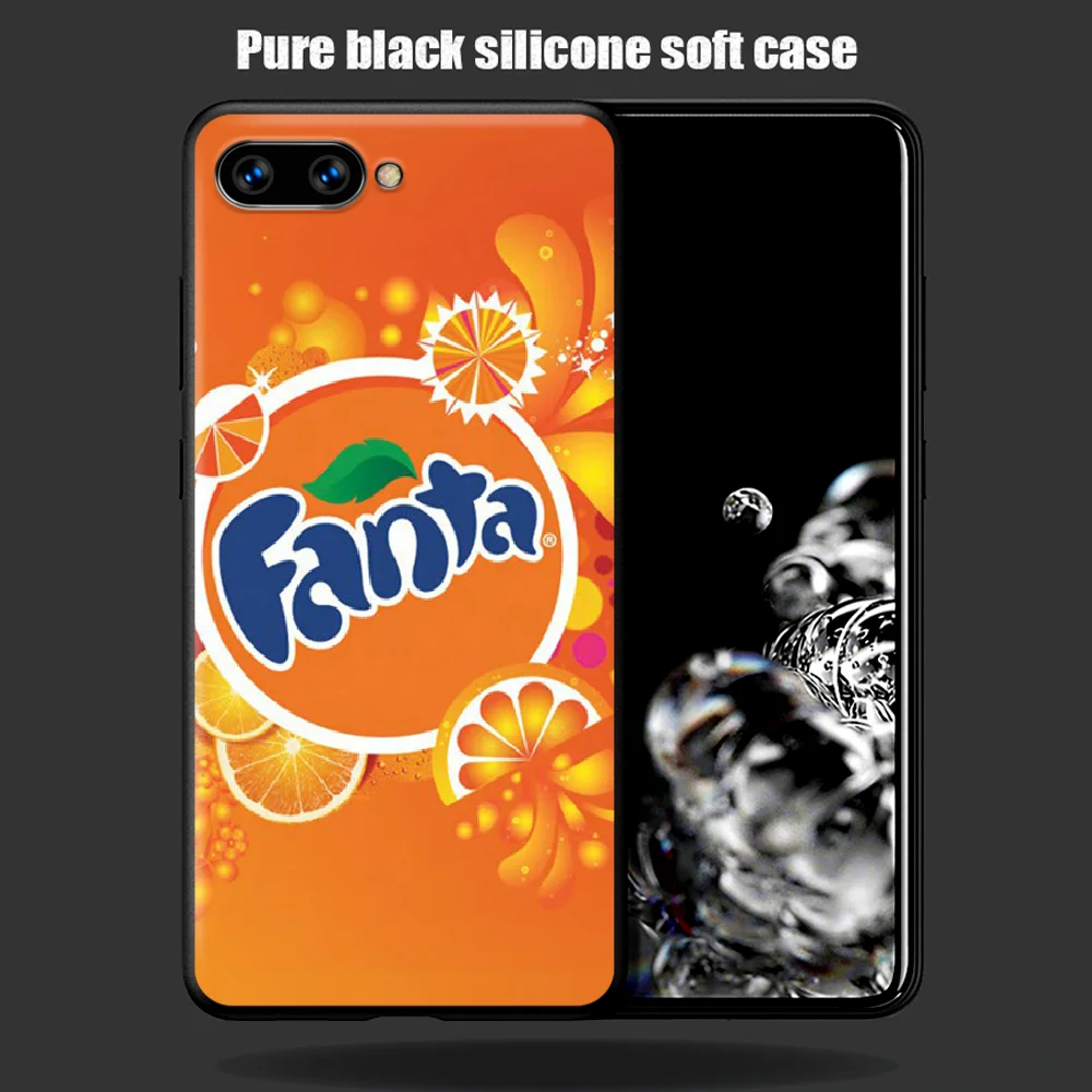 

Fanta Drink Orange Phone Case Cover Hull For HUAWEI Honor 6A 7A 7C 8 8A 8S 8x 9 9x 10 10i 20 Lite Pro black Hoesjes Luxury Coque