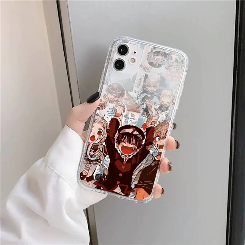 

Toilet-bound Hanako-kun Phone Case Transparent for iPhone 11 12 mini pro XS MAX 8 7 6 6S Plus X 5S SE 2020 XR