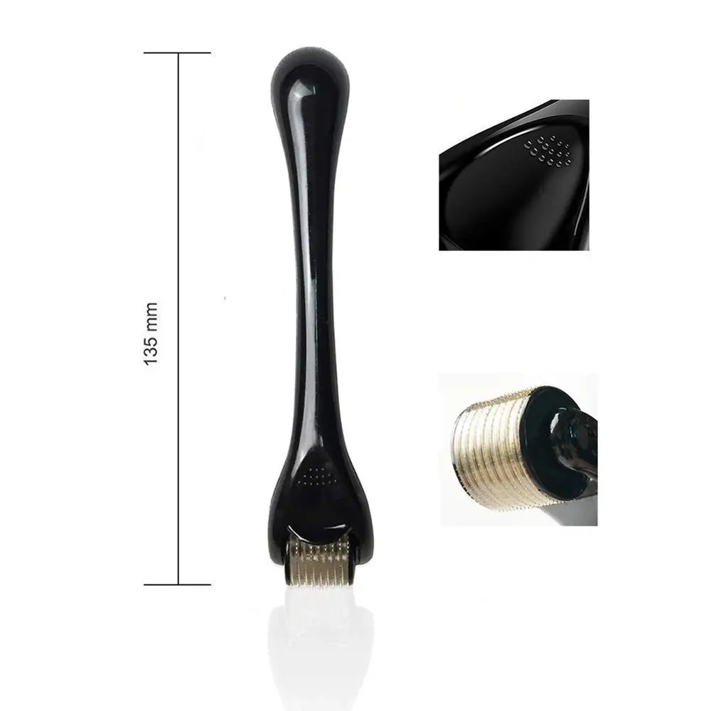 Дерма ролик косметический ненужный инструмент для лица 540 Титан микро иглы 0 25 мм