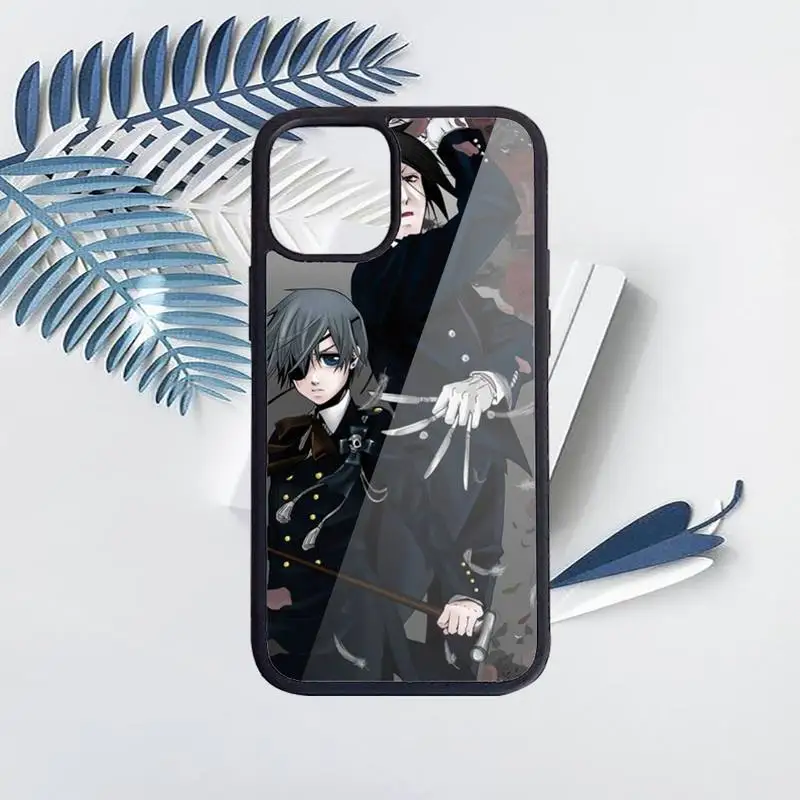 

Hot Black Butler Anime Phone Case PC for iPhone 11 12 pro XS MAX 8 7 6 6S Plus X 5S SE 2020 XR