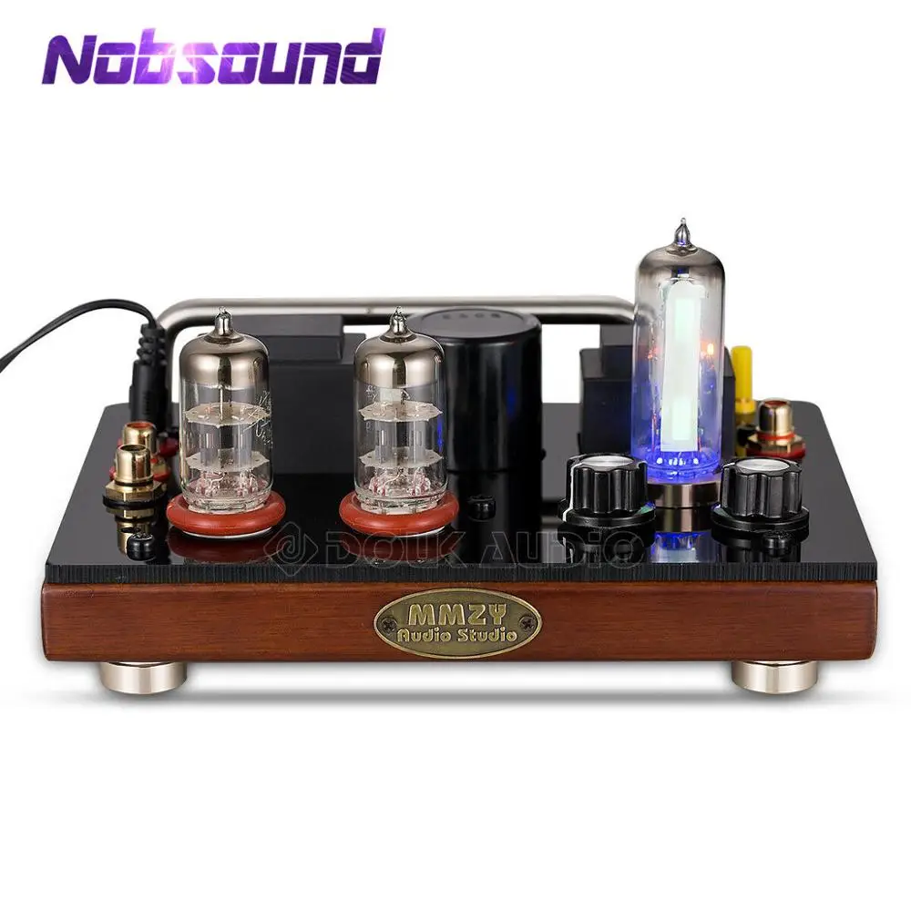 Винтажная деревянная вакуумная трубка 6J1 Nobsound моно FM радио аудиоприемник для