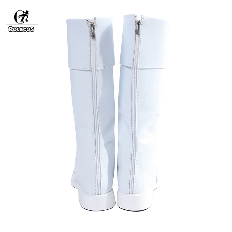 ROLECOS аниме MHA Косплэй белые туфли Todoroki шото для Для мужчин из искусственной кожи