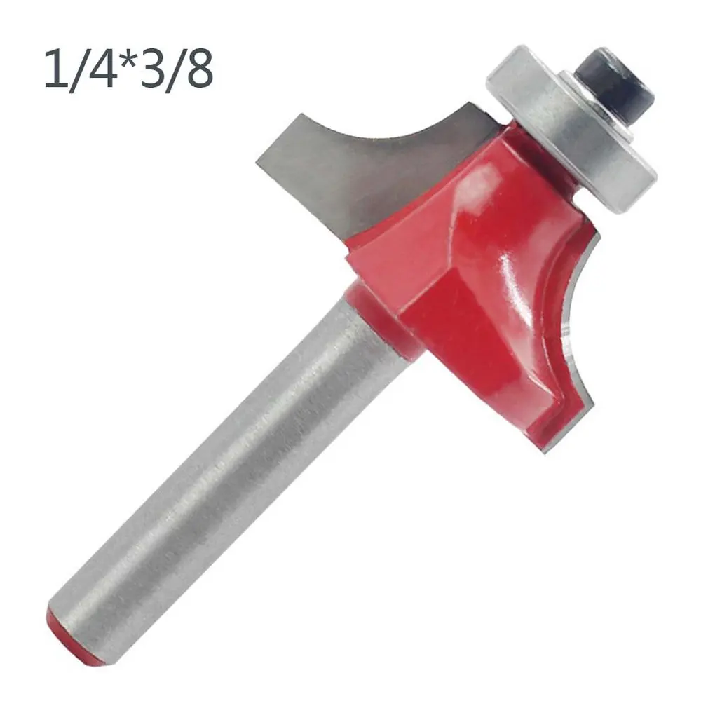 Деревообрабатывающий фрезерный резец с подшипником Круглый угловой карбидный