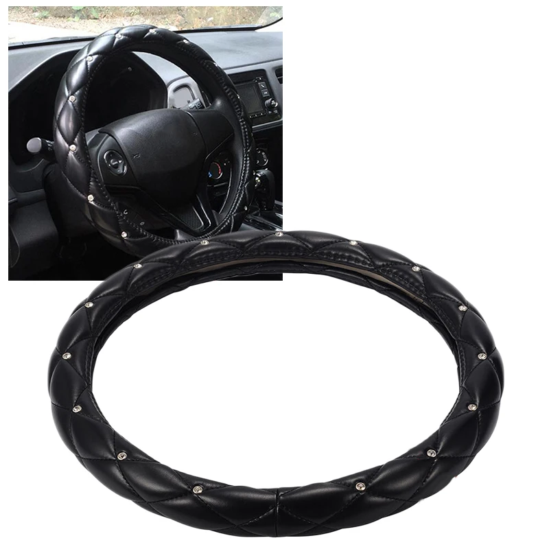 

38cm Steering Wheel Cover Decoration Breathable Replacement Accessories