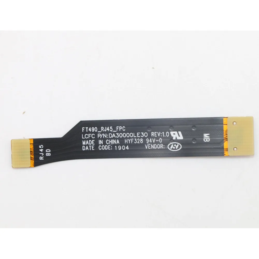 

Кабель сетевой для Lenovo ThinkPad T490 T495 P43s, подходит для нового и оригинального FPC кабеля RJ45, DA30000LE30 02HK980