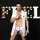 2021 Мужская сексуальная униформа врача, ролевой Комплект Нижнее белье для игр, танцевальный костюм для ночного клуба