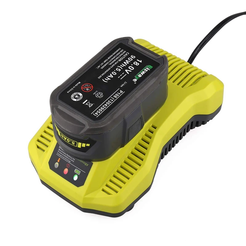 12V-18V Батарея Зарядное устройство P117 P118 для Ryobi-гидридных и никель-кадмиевых типов