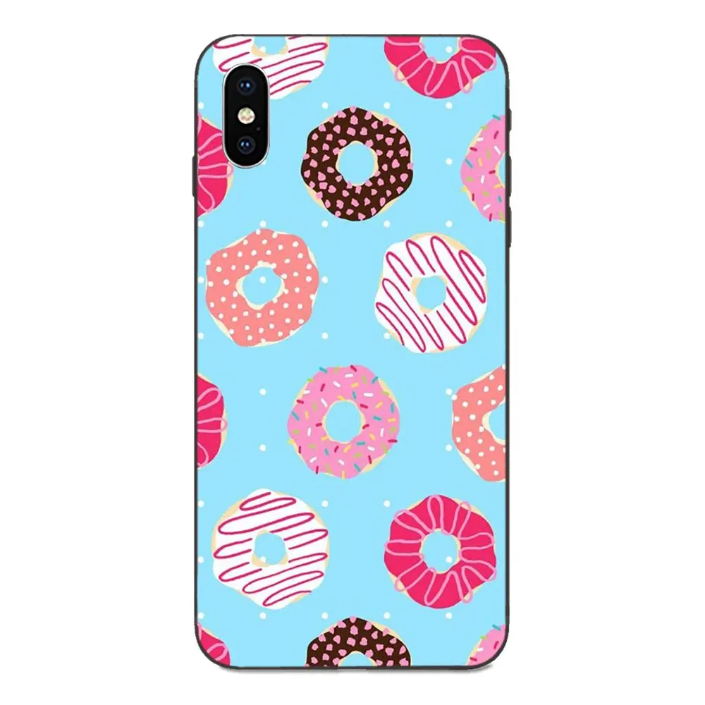 as picture Чехлы для Galaxy A3 A5 A6 A6s A7 A8 A9 A10 A20E A30 A40 A50 A60 A70 A80 A90 плюс еда, Пончик Don't не волнуйся, будь счастлив красочный - Цвет: as picture