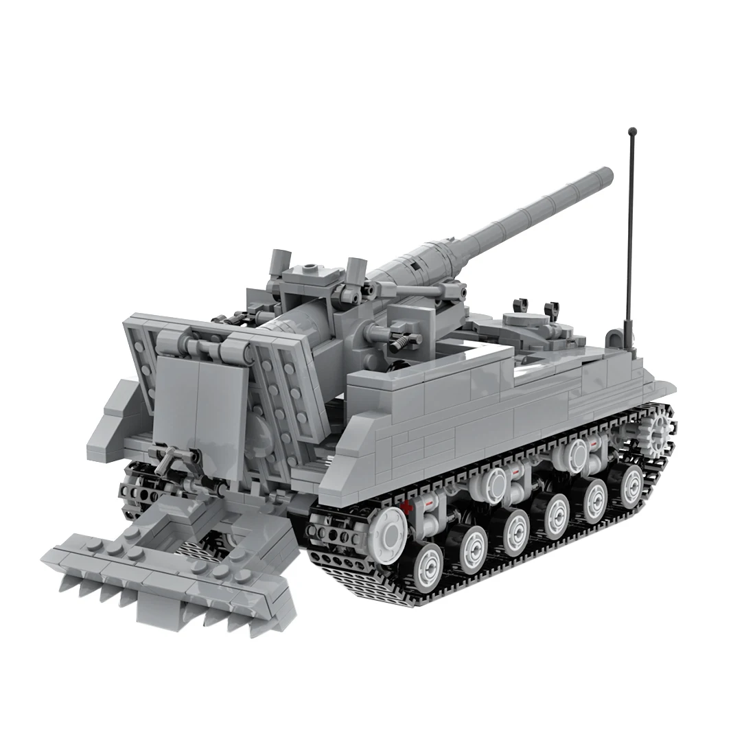 721 шт. статическая версия MOC M40 самоходная артиллерия строительный блок для
