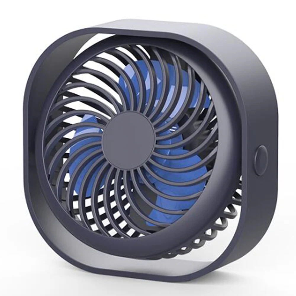 

Portable USB Desktop Fan 3 Speeds Adjustable Cooling Mini Fan 360 Degree Rotation for Car Office Household Traveling