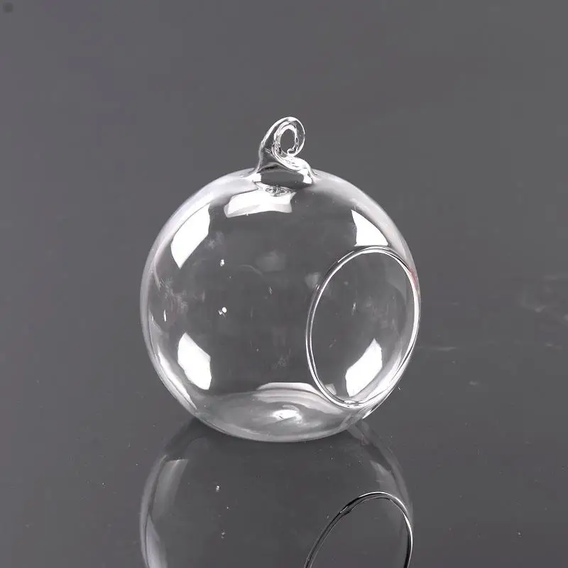 

100pcs/pack Diameter=8cm Small Size Glass Globe Terrarium Hanging Glass Ball Wedding Decoration Hanging Glass Ball