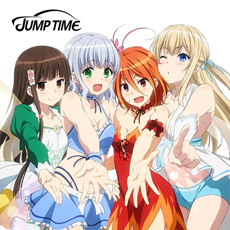 JumpTime 13 см x 11 7 3D Kawii автомобильный Стайлинг Amagi Блестящий парк аниме JDM сексуальная