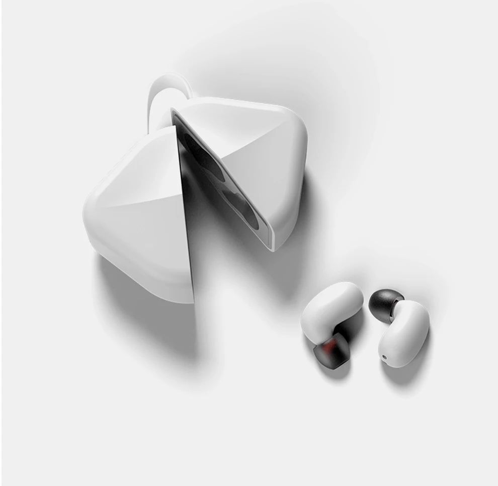White TWS 5,0 Bluetooth наушники QCC3020 bluetooth IPX7 Беспроводные водонепроницаемые умные наушники с поддержкой беспроводной зарядки Aptx - Цвет: White