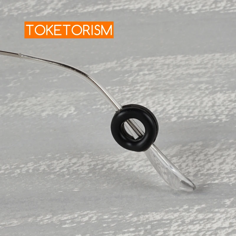 Toketorism 4 пары/8 штук силиконовые противоскользящие ушные крючки удобные фиксаторы для очков Солнцезащитные очки A01
