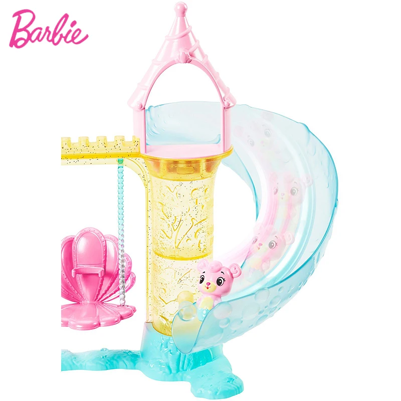 Барби Челси Русалка Кукла игра подарочный набор FXT20 девочка принцесса Topia замок