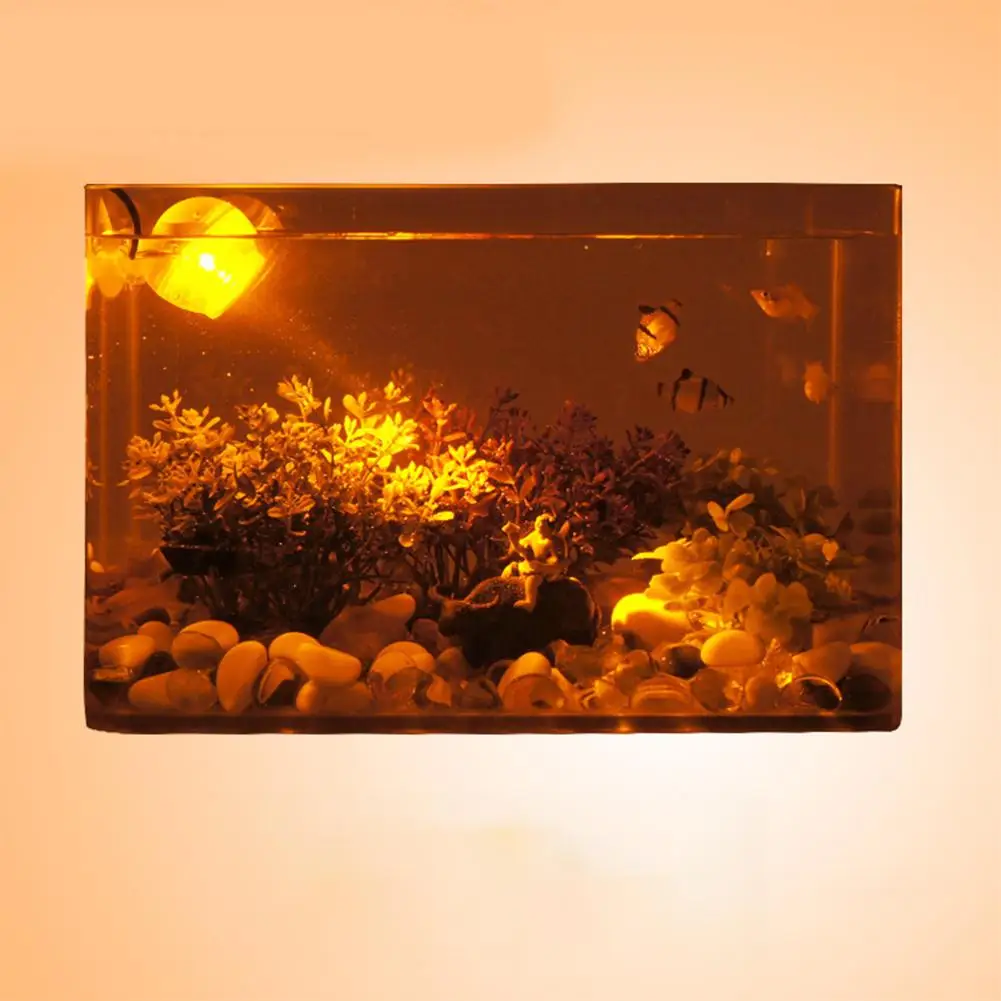 red Kuulee LED Diving Spotlight for Aquarium Fish Tank Decor Lighting EU Plug 110-240V - Цвет: red