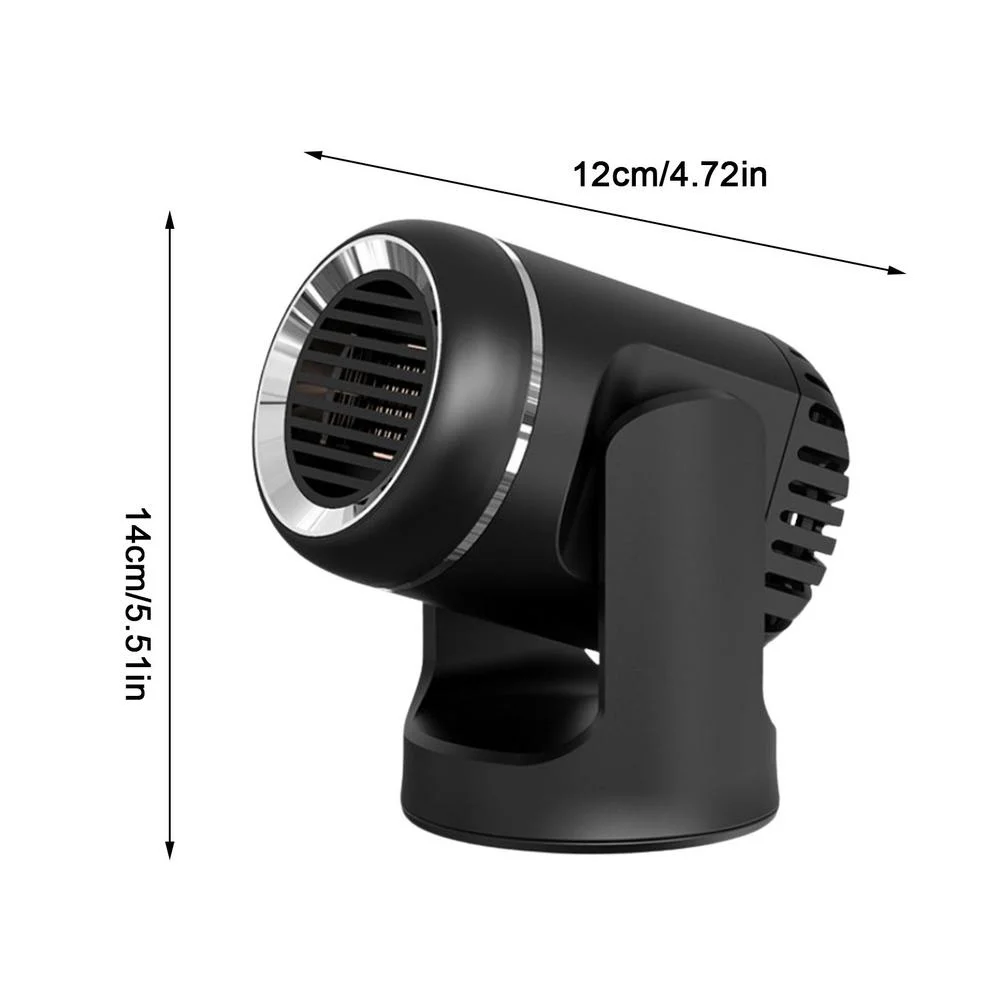 

12V/24V Universal Car Auto Heater Hot Air Blower 360 Degrees Adjustable Defogger Hot Fan Window Defroster Demister Accessories