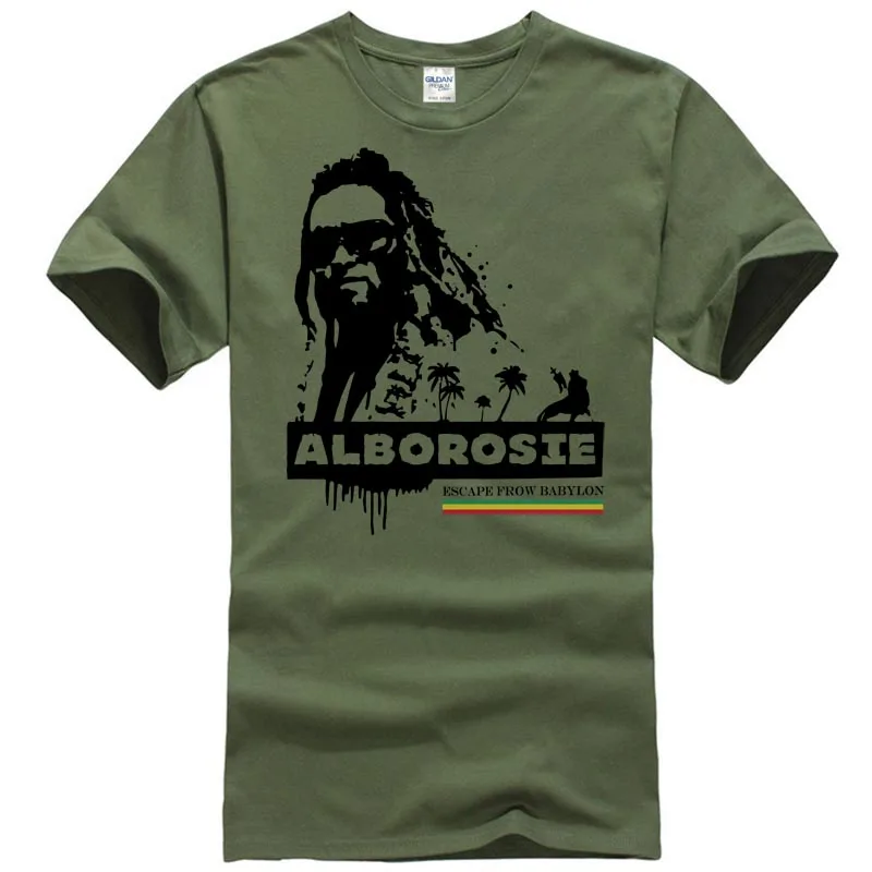 Alborosie регги футболка Jamaica Music Bob Damian Marley Protoje Rasta рубашки 035732 | Мужская одежда