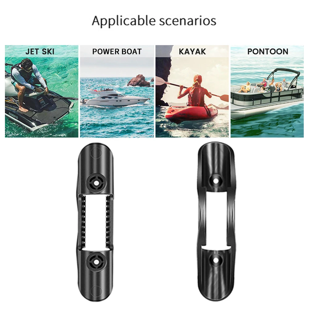 

Plastic Marine Canoe Kayak Clip Fishing Boat Deck Mounted Holder Fixing Clip Surfboard Paddle Seat Buckle with Screws Nuts