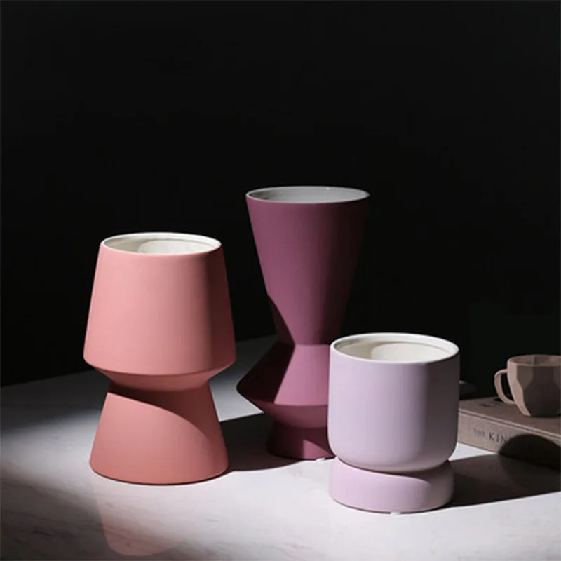 Керамическая ваза декоративные керамические изделия скандинавские мягкие