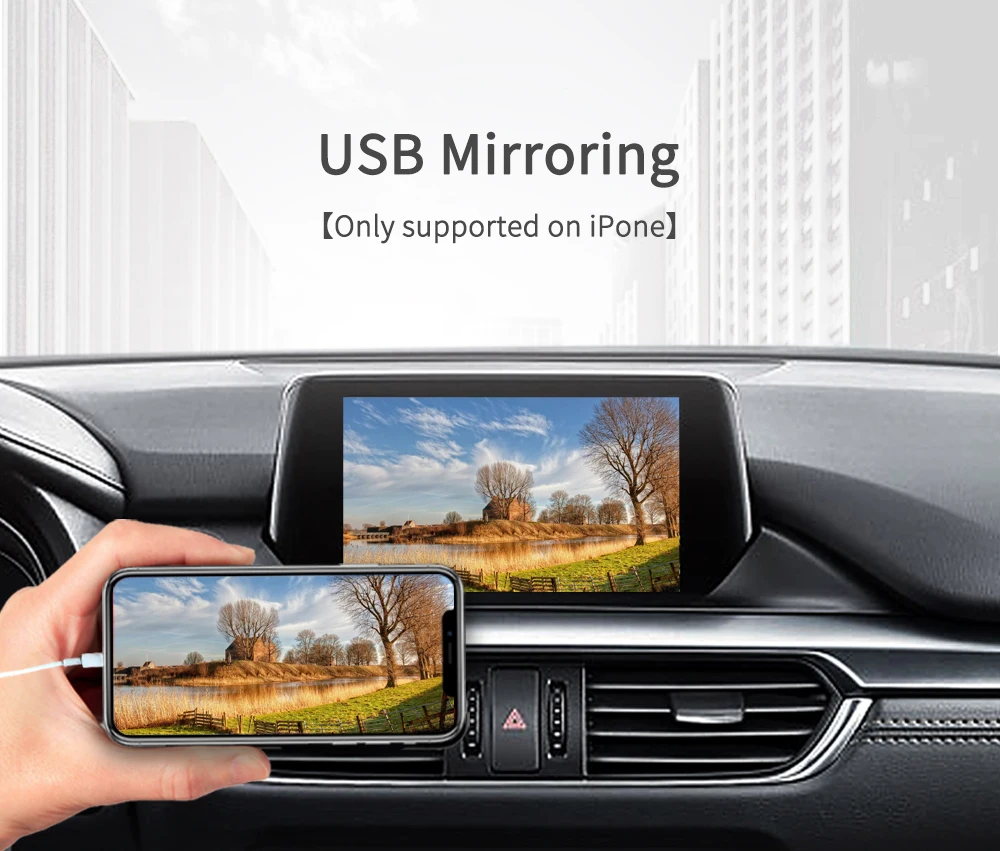 Горячая Распродажа Carlinkit USB внешний порт Carplay для Android Автомагнитола сенсорный экран с системой iOS Carplay Новая версия обновления