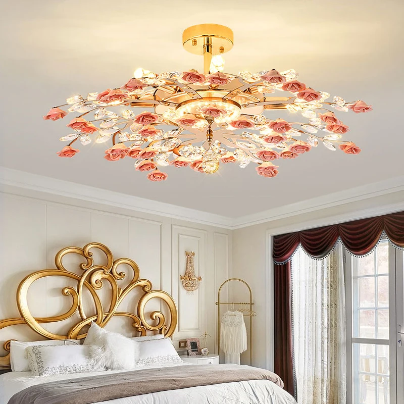 

2021 new living room chandelier European style bedroom room art designer creative personality restaurant Nordic chandelier