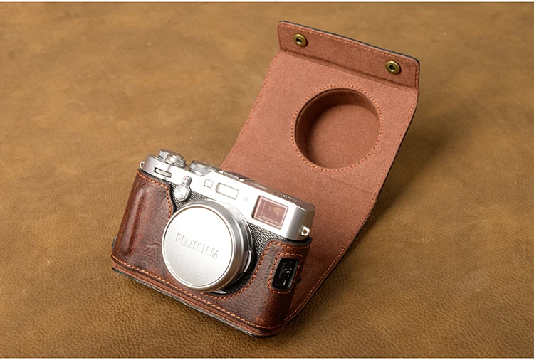 Брендовый чехол для камеры AYdgcam ручной работы из натуральной кожи Fujifilm X100V X100F