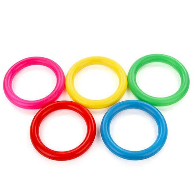 

NEW Hoop Ring Toss Plastic Ring Toss Quoit Garden Game Pool Toy Outdoor Fun Set Throwing ferrule activity 2019 toys for children