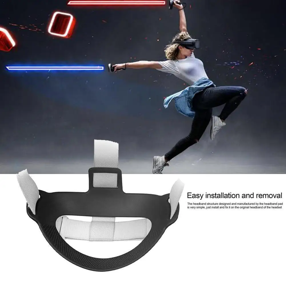 

Повязка на голову для Oculus Quest 2, съемная профессиональная рама для снятия давления из ТПУ, аксессуары VR, фиксирующая головка C2D4