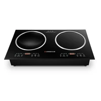 induction cooker embedded double stove induction cooker hot pot home use commercial intelligent waterproof 3500w fierce fire
