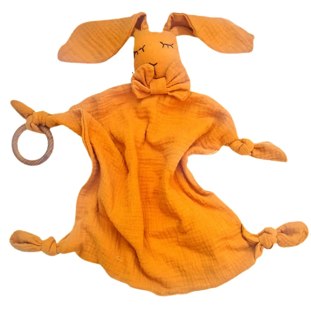 Детское успокаивающее полотенце слюнявчик для сна куклы дети новорожденный