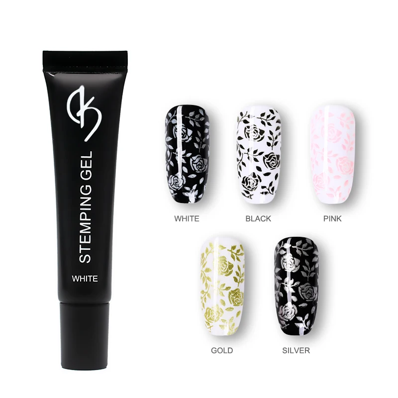 Новейший Гель лак для штамповки ногтей Полупостоянный гель краска штампы