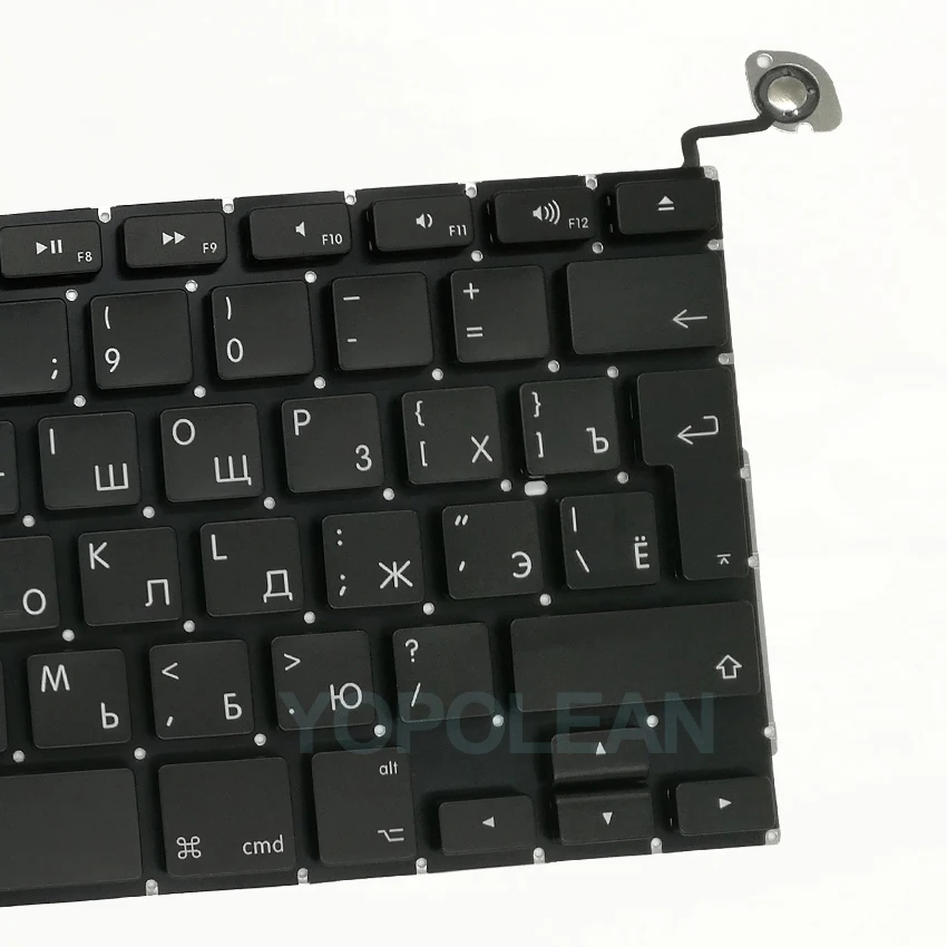 Новая русская клавиатура для ноутбука A1278 с подсветкой Macbook Pro 13 дюймов 2009 2012