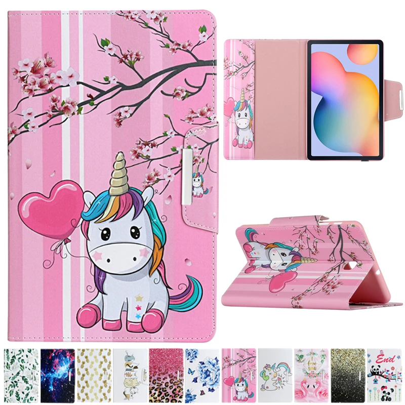 

Coque For Samsung Galaxy Tab A 9.7 inch Case SM-T550 Cartoon Unicorn Leather Cover For Samsung Tab A 9.7 T550 T555 Cover Cases