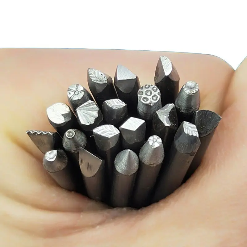 20 шт. стальные дыроколы цветочный штамп набор ювелирных изделий металлические